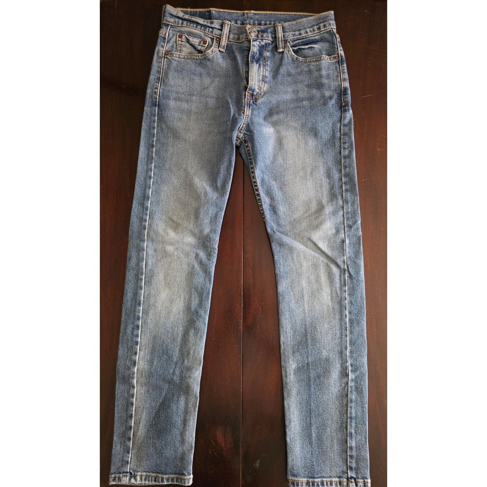 Levis 510 Skinny Fit Jeans Mens 30x30 Medium Wash Blue Denim Pants 05510-0728